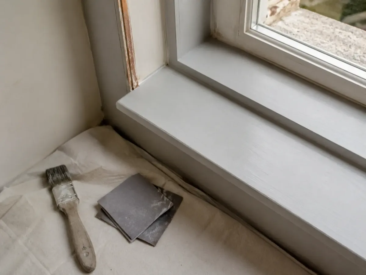 Careful preparation and undercoating on genuine P W Hall decorating work