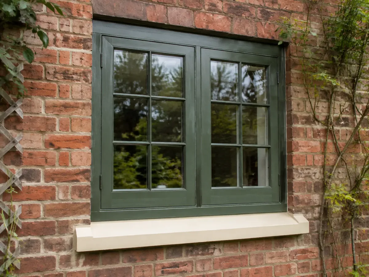 Finished exterior timberwork from genuine P W Hall decorating work